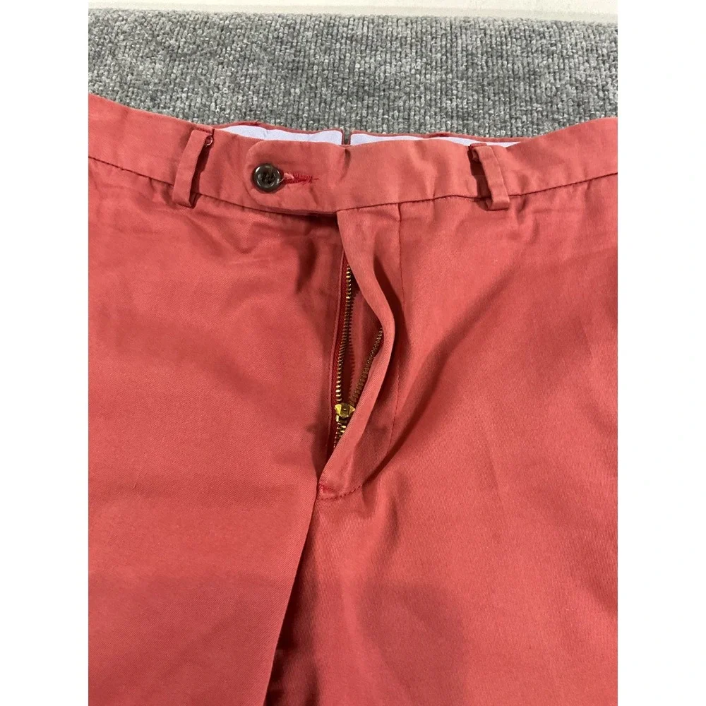 Sid Mashburn Dress Pants Mens 30x30 Red Made In Brooklyn Tailored Business Casua